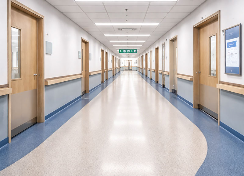 Hastane Koridoru Zemin Kaplama Projesi